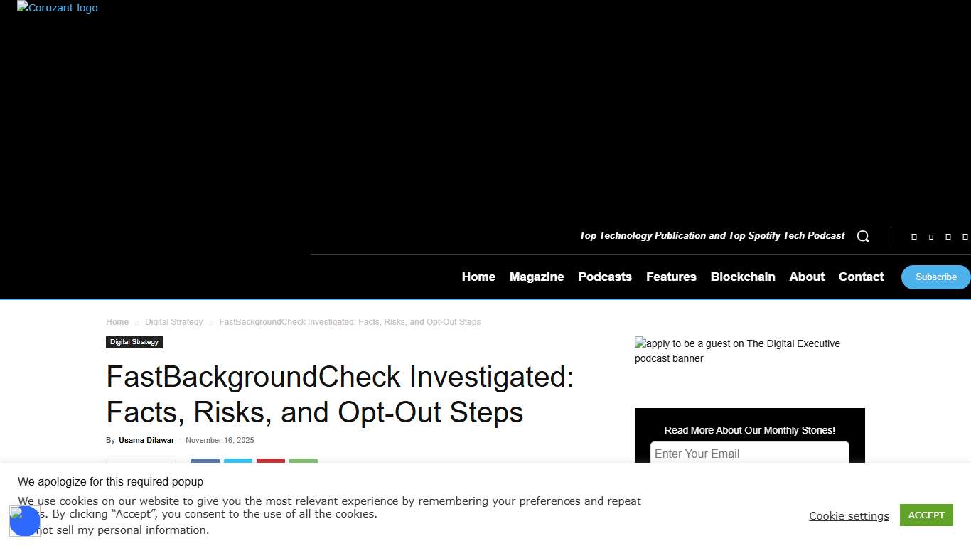 FastBackgroundCheck Investigated: Risks & Opt-Out Steps